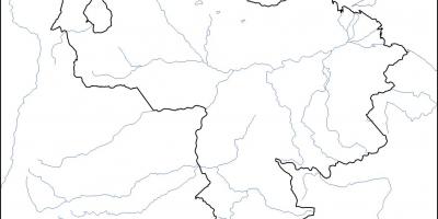 委内瑞拉空白的地图